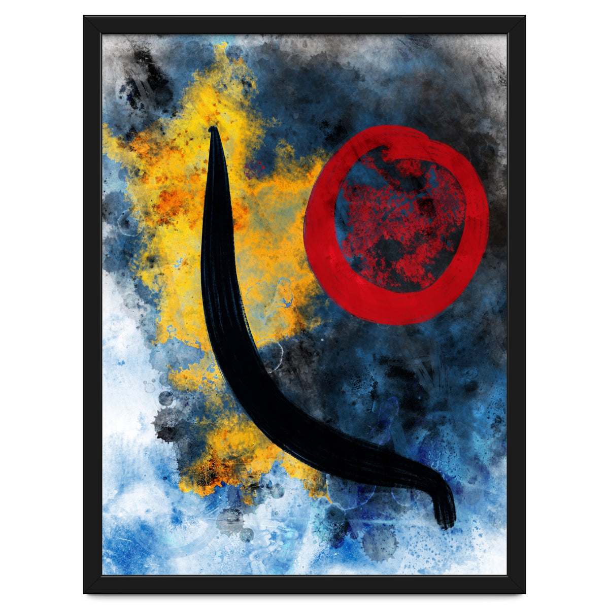 Abstract Calligraphy in the universe