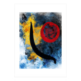 Abstract Calligraphy in the universe  (Print Only) thumbnail