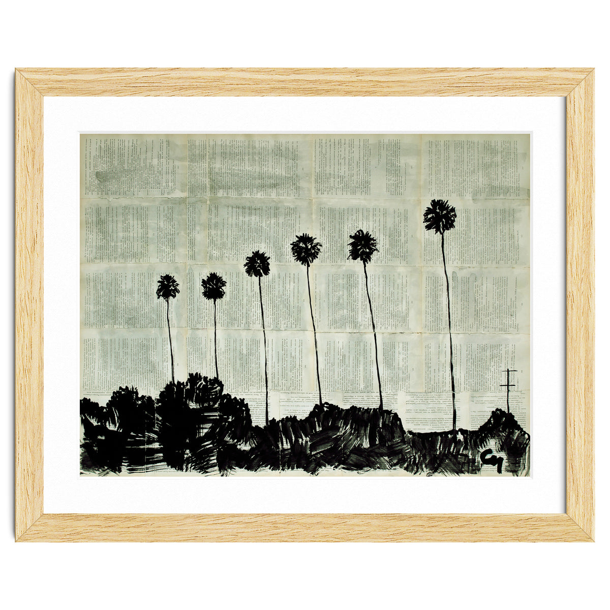 Six Palm Trees .