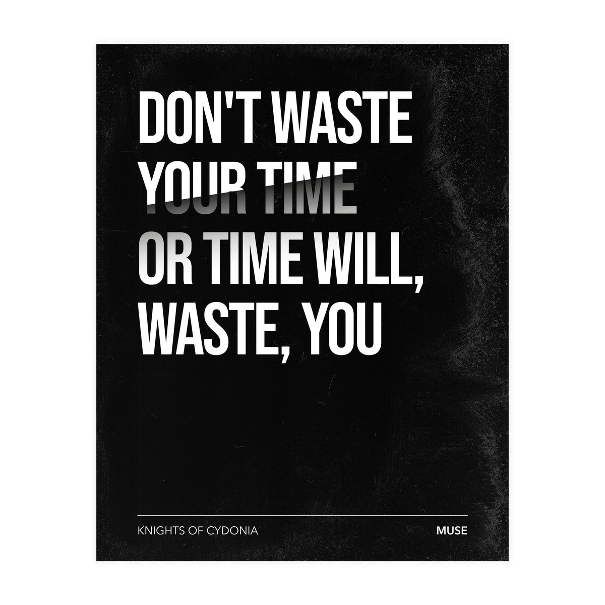 Muse - Knights Of Cydonia (Print Only)