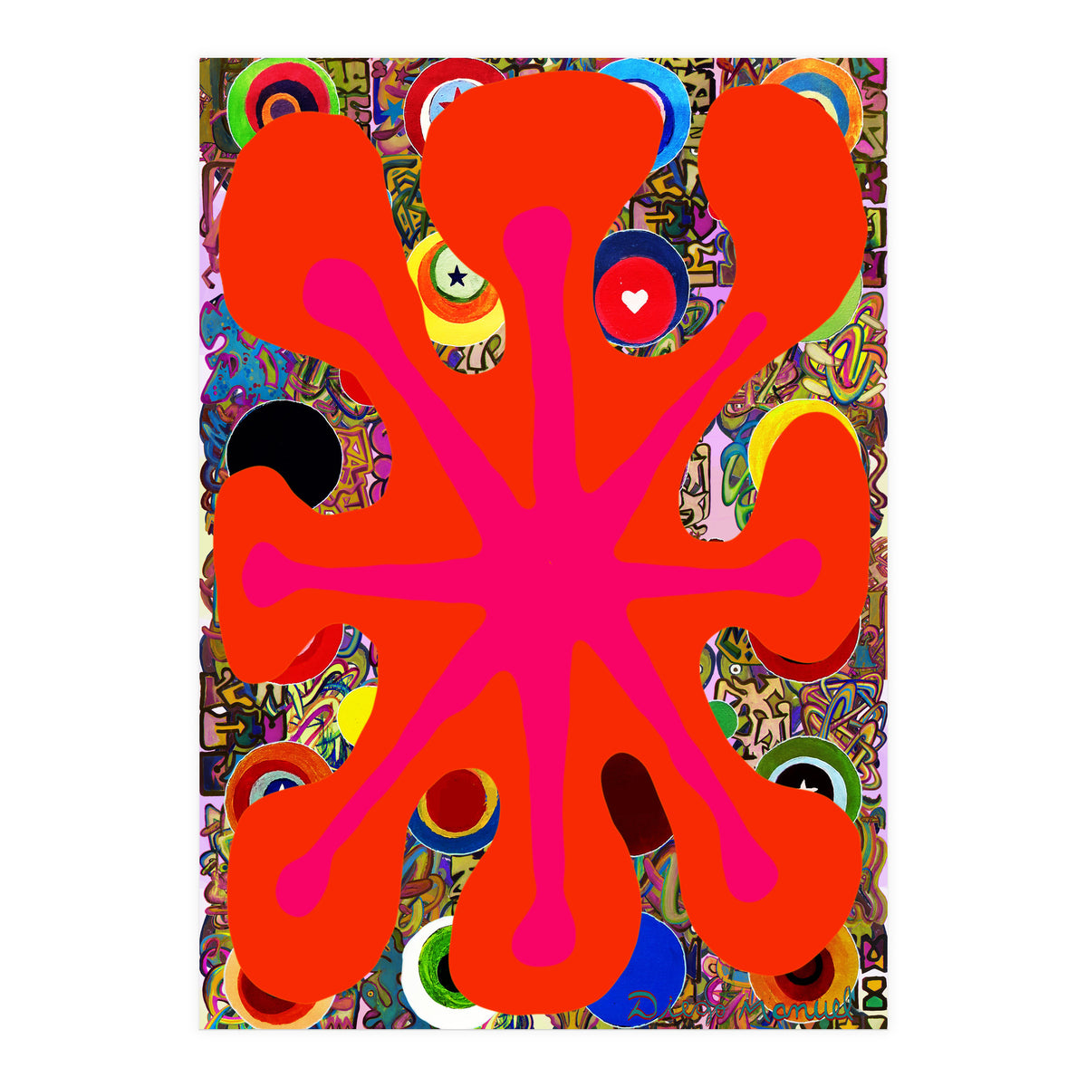 Fuego Y Graffiti 89 (Print Only)