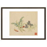 Wang Chengyu ~ Flowers And Vegetables, Vegetables, Fruits, Peppers, Millet Hot, Grapes, Spinach
