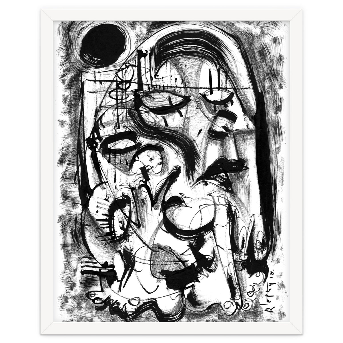 The Witch and Her Sons - b&w