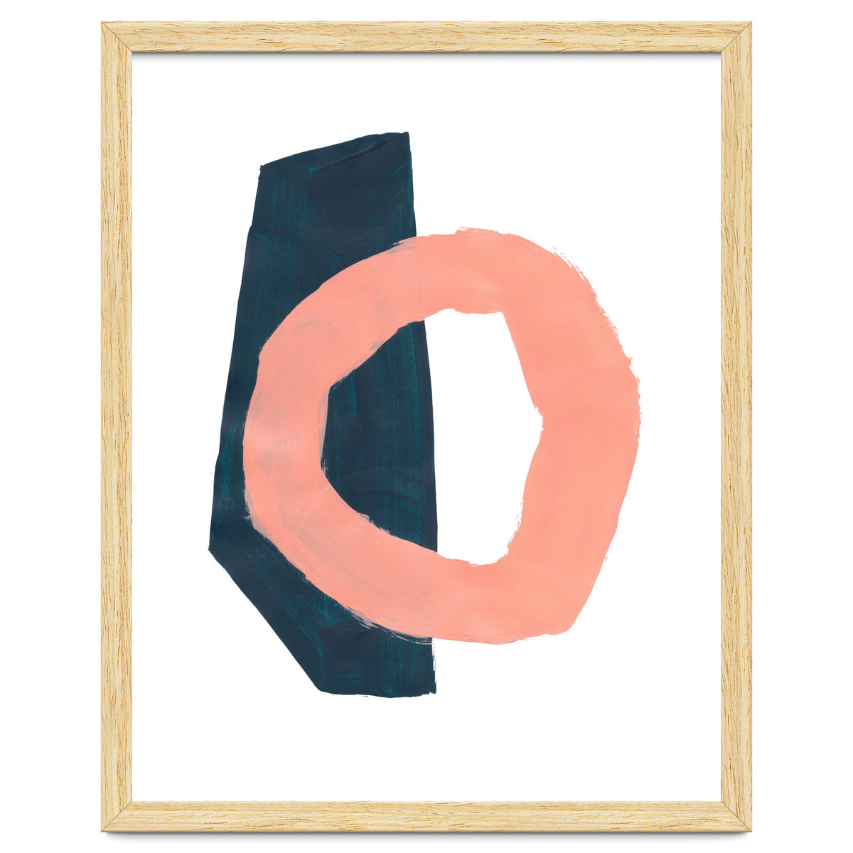 Teal Pillar Salmon Ring