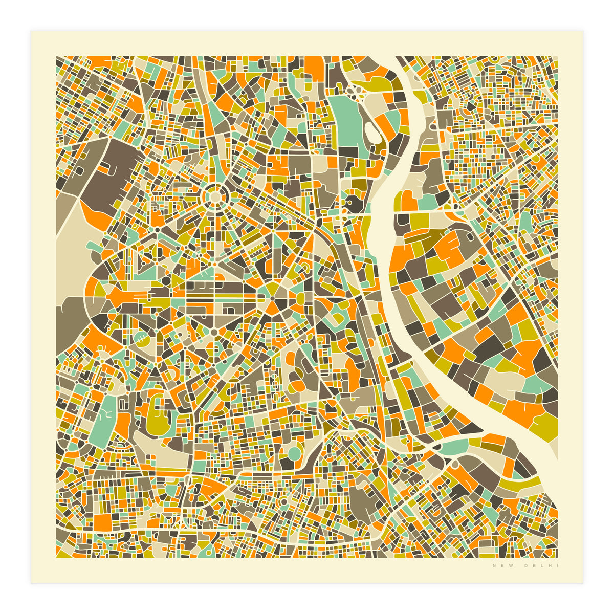 NEW DELHI MAP (Print Only)