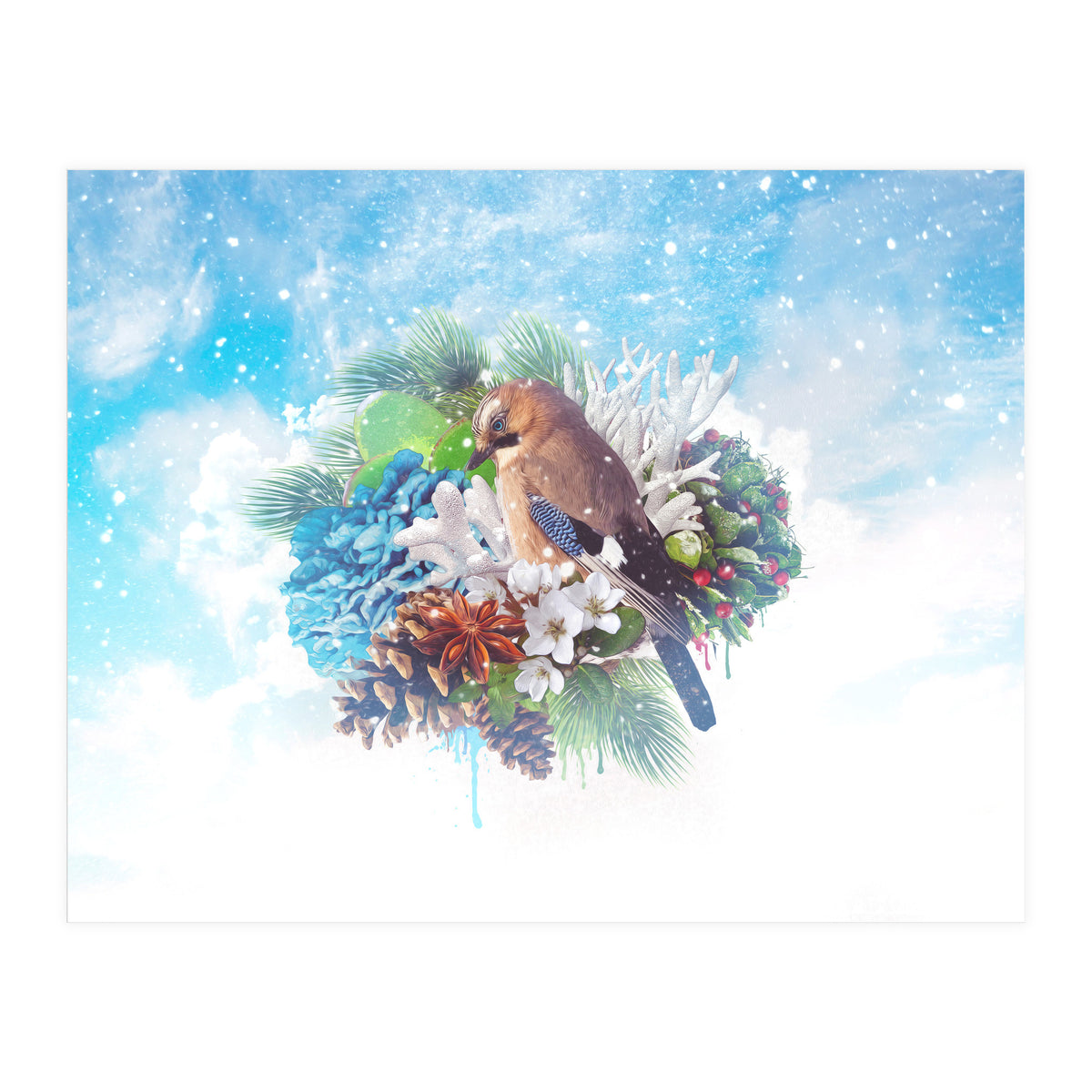 Floral Winter Magic (Print Only)