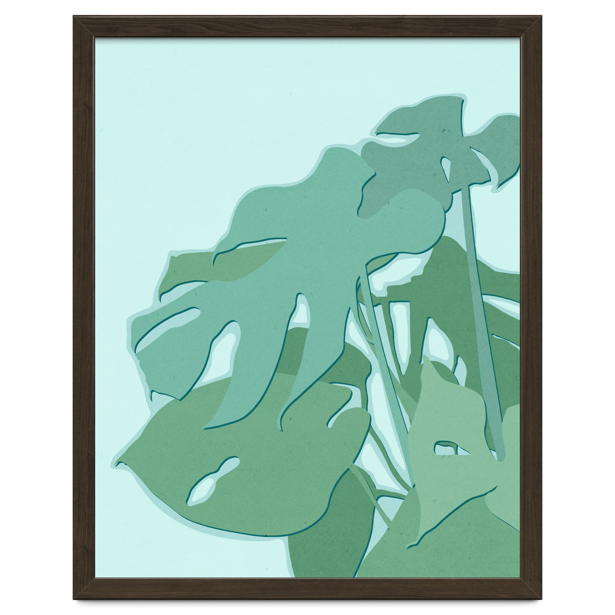 Minimal Monstera Leaves - Greener Eden