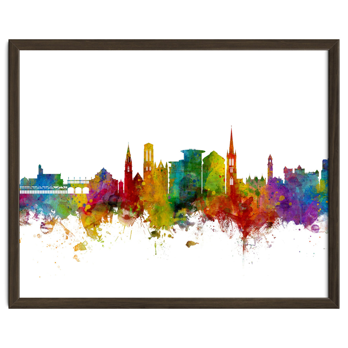 Bournemouth England Skyline