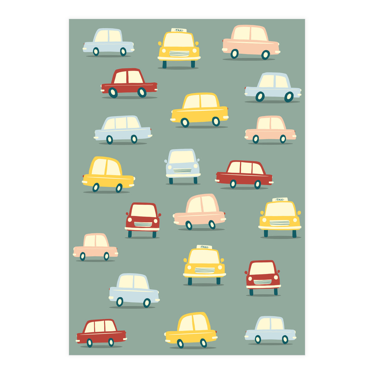 Vintage Cars (Print Only)