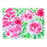 Blooming bouquet || watercolor roses (Print Only) thumbnail