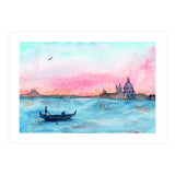 Sunset in Venice || watercolor (Print Only) thumbnail