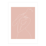 wake woman line-pink (Print Only) thumbnail