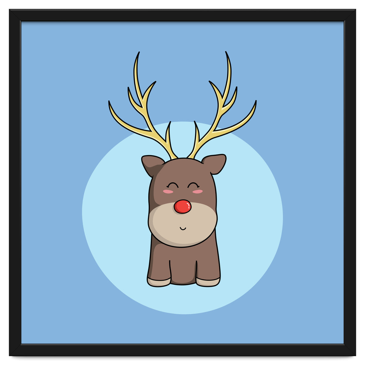 Kawaii Cute Christmas Reindeer