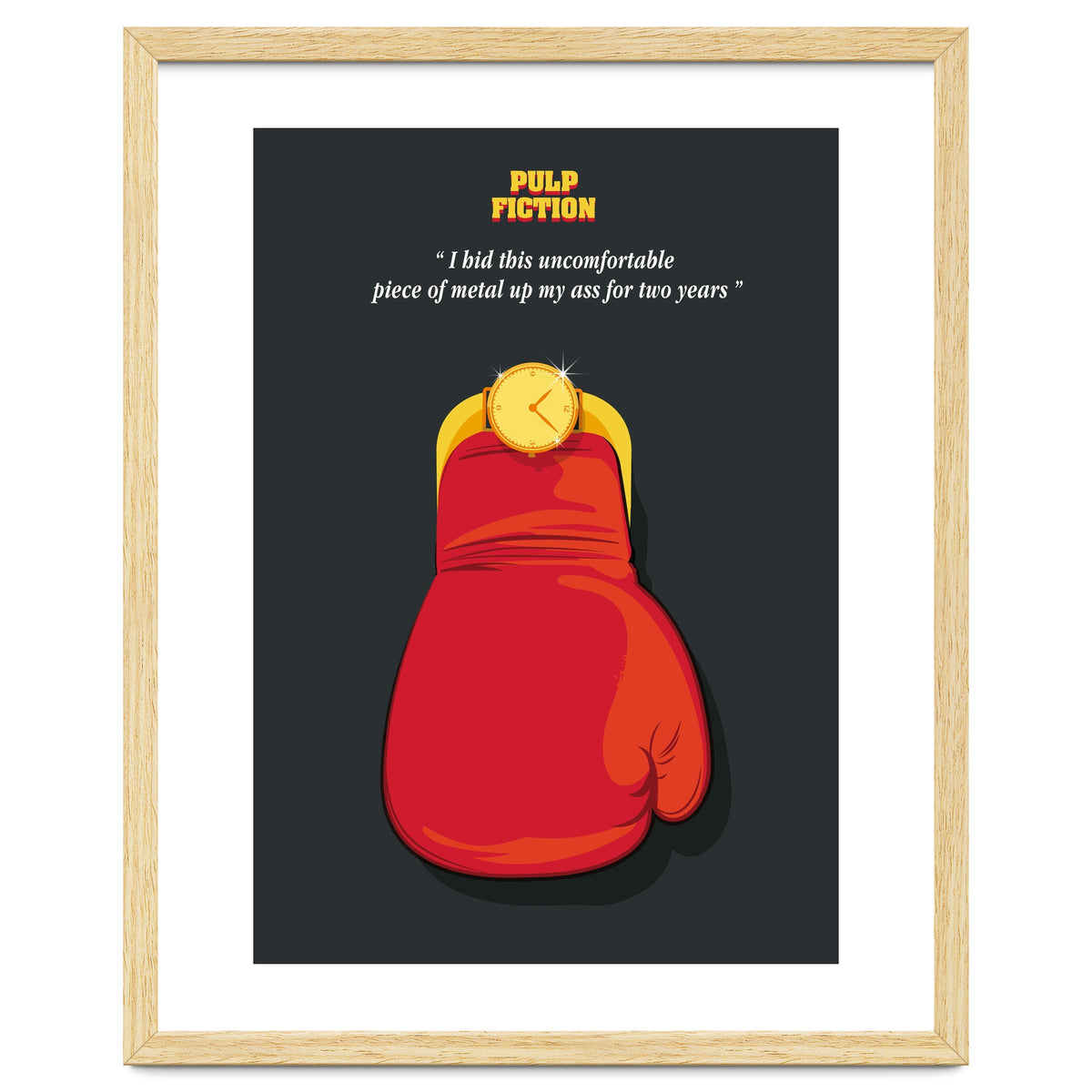 Butch Pulp Fiction movie poster