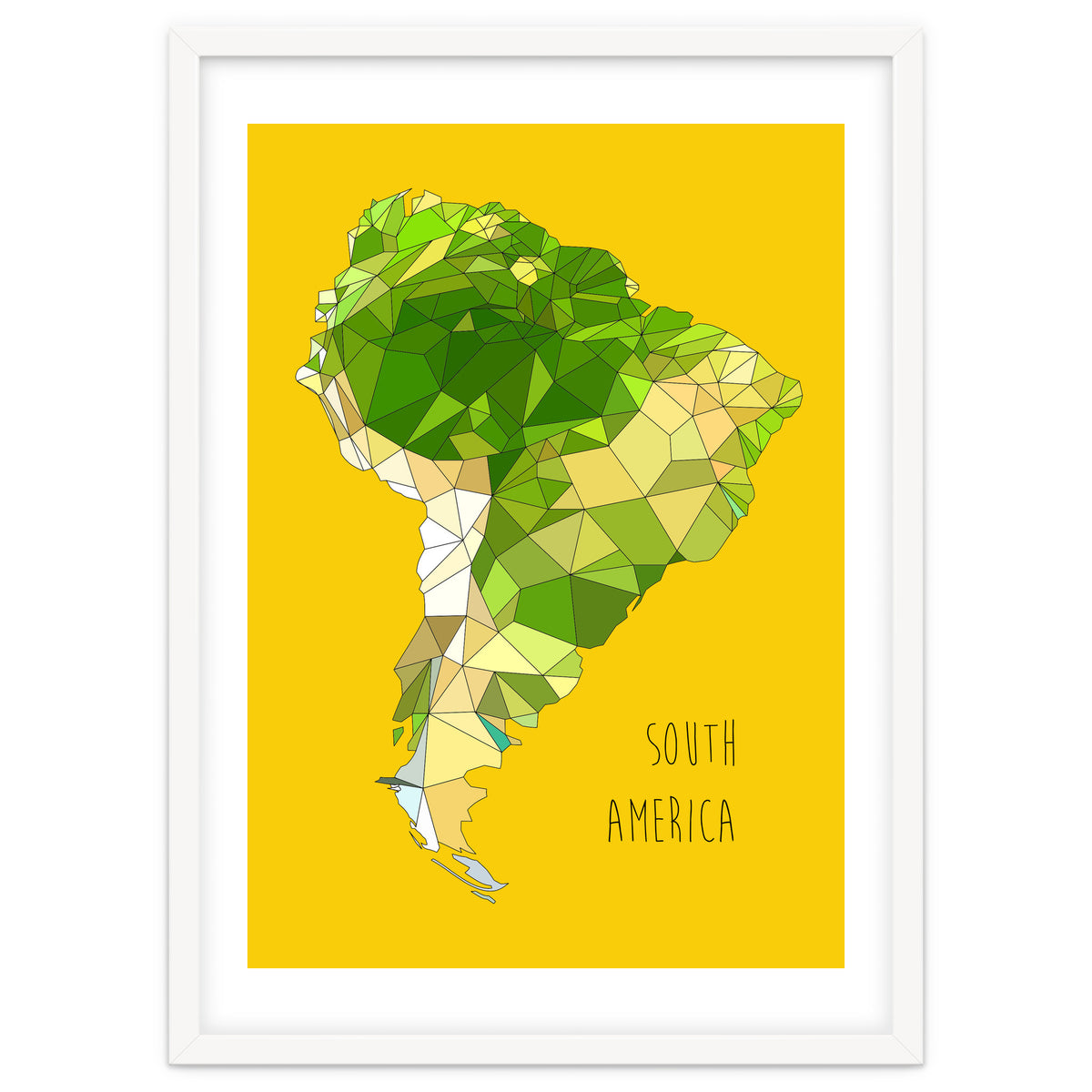 SOUTH AMERICA – Yellow