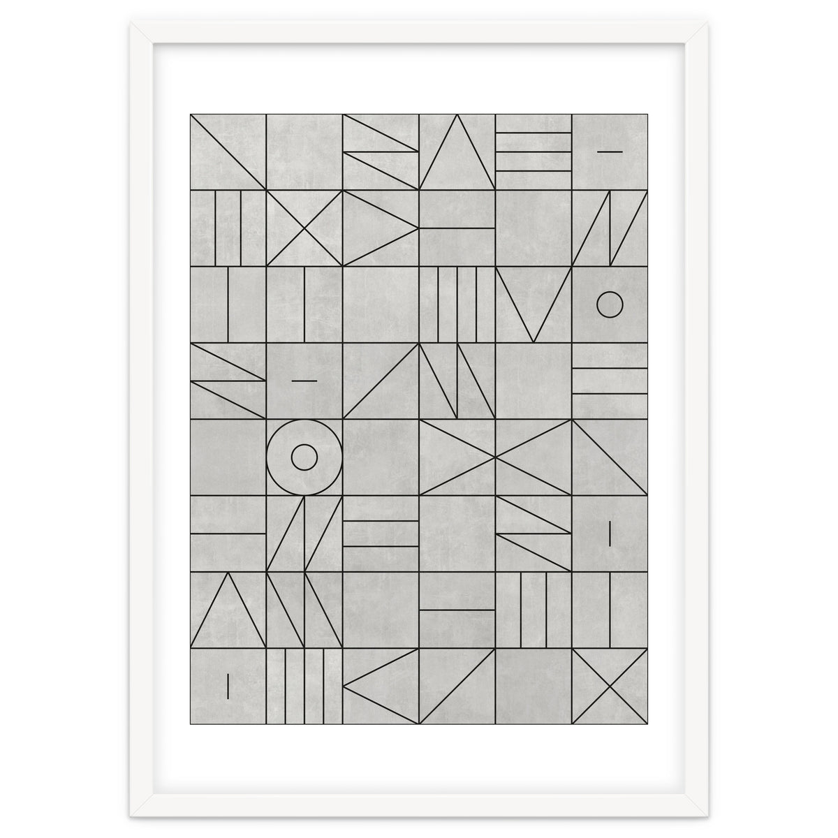 My Favorite Geometric Patterns No.3 - Grey