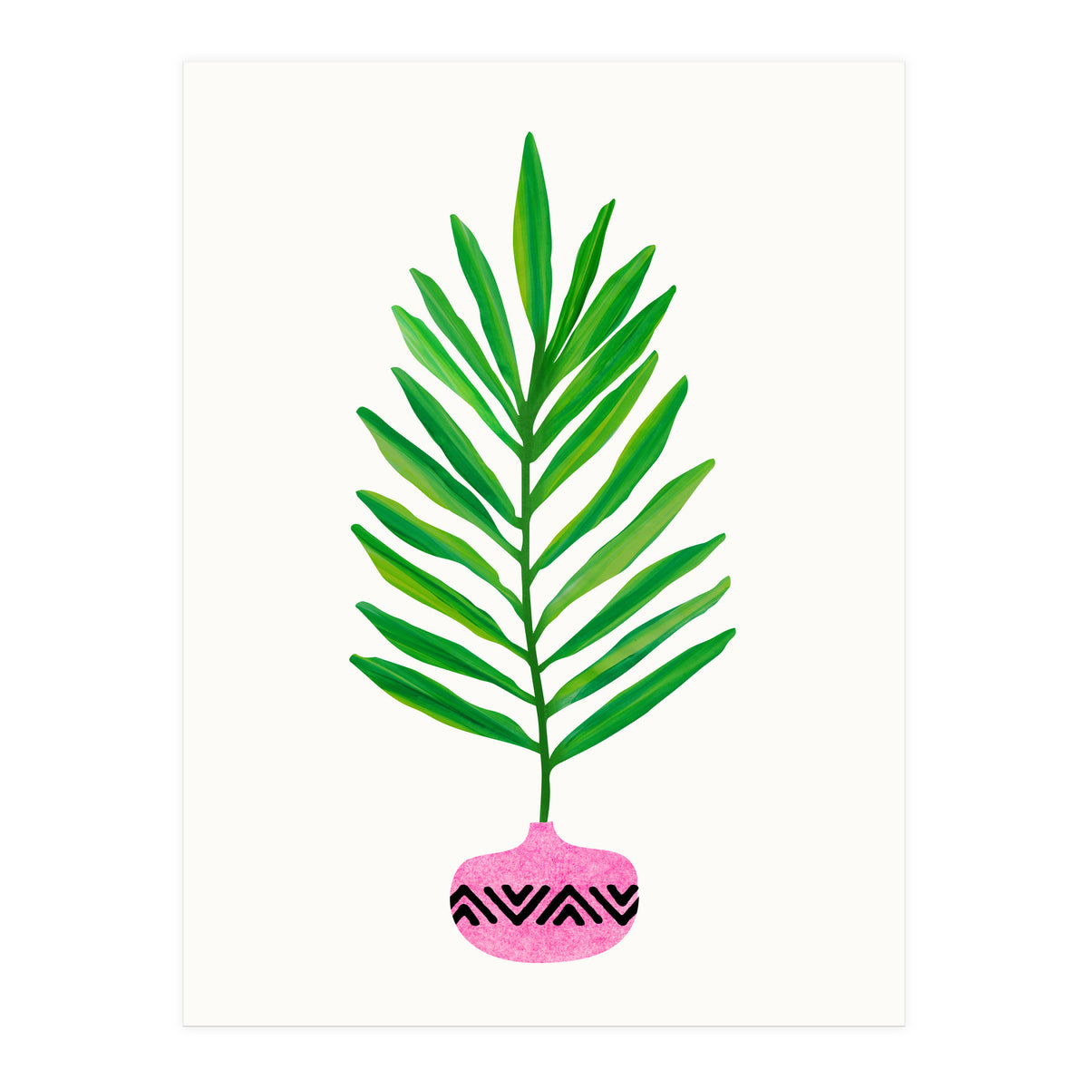 Modern Tropical Leaf (Print Only)