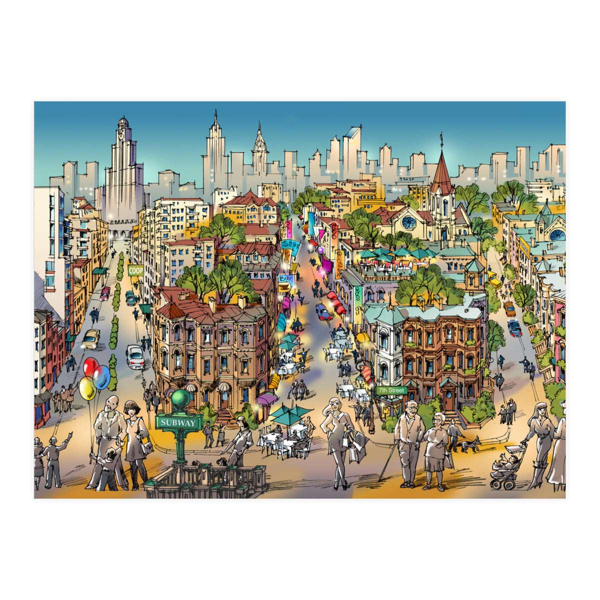 Park Slope Brooklyn (Print Only)