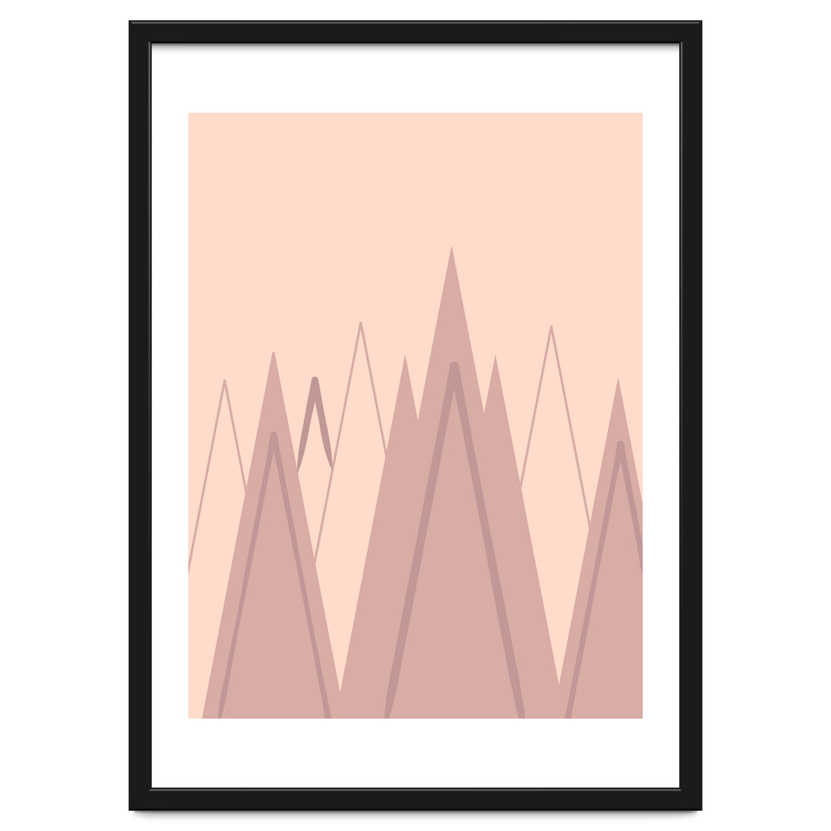Pink mountains