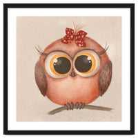 Woodland Nursery - Baby Owl Illustration