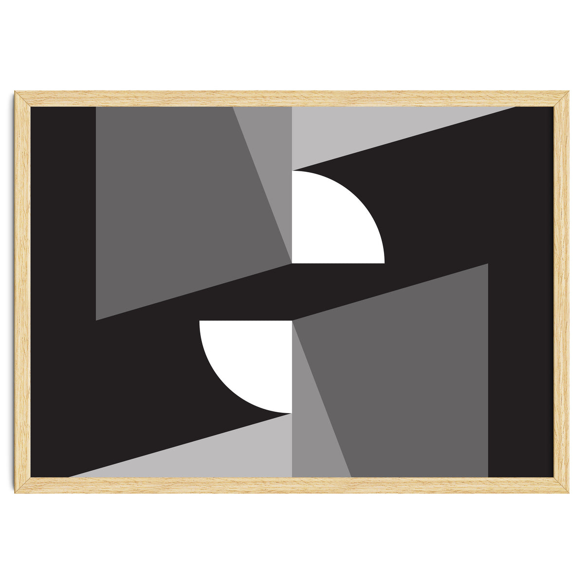 Geometric Shapes No. 11 - monochrome