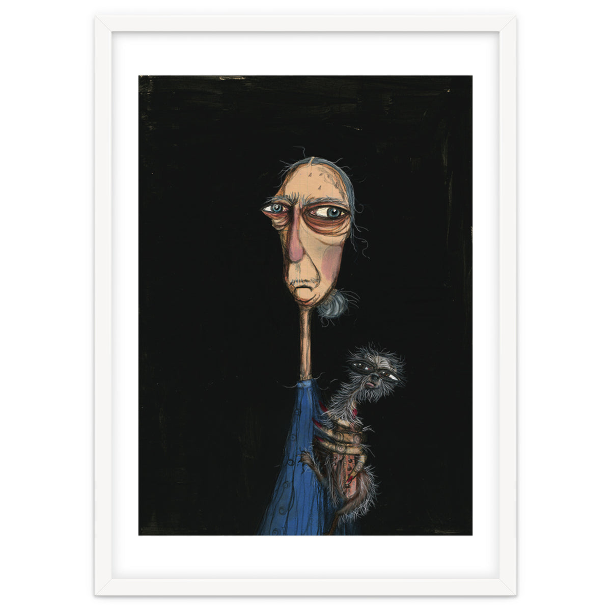 Woman Holding A Chihuahua