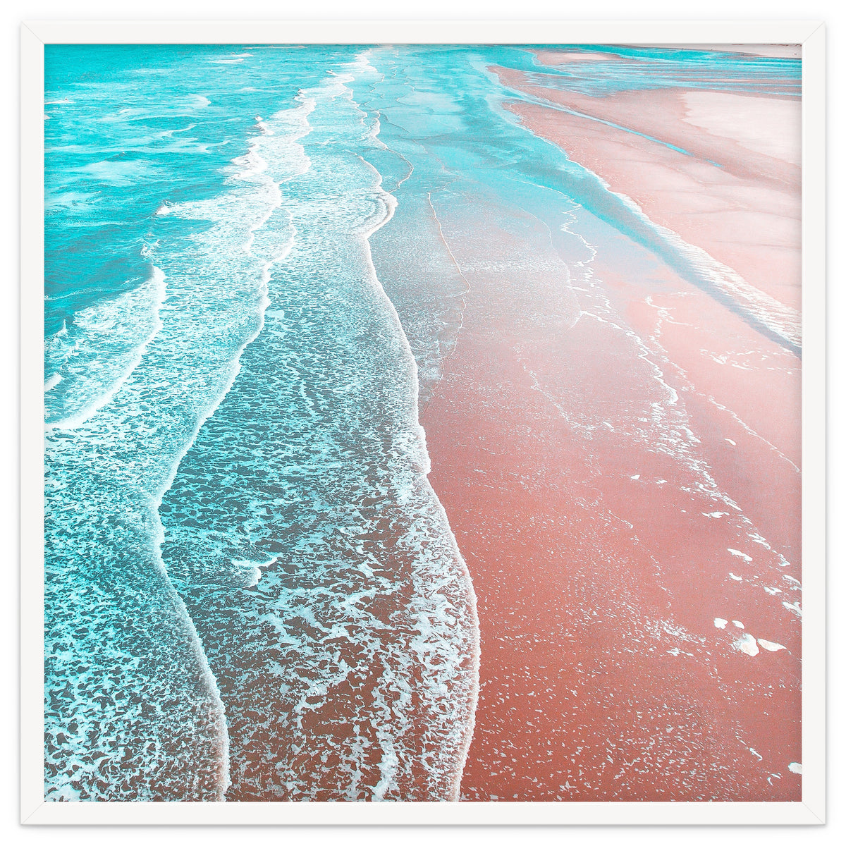 Sea Blue And Rose Gold