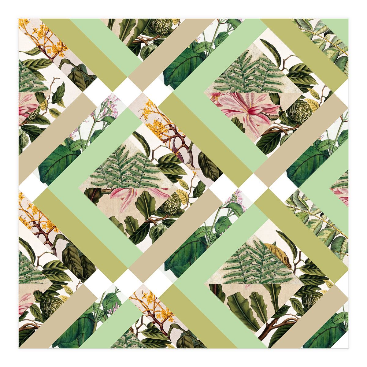Cubed Vintage Botanicals (Print Only)