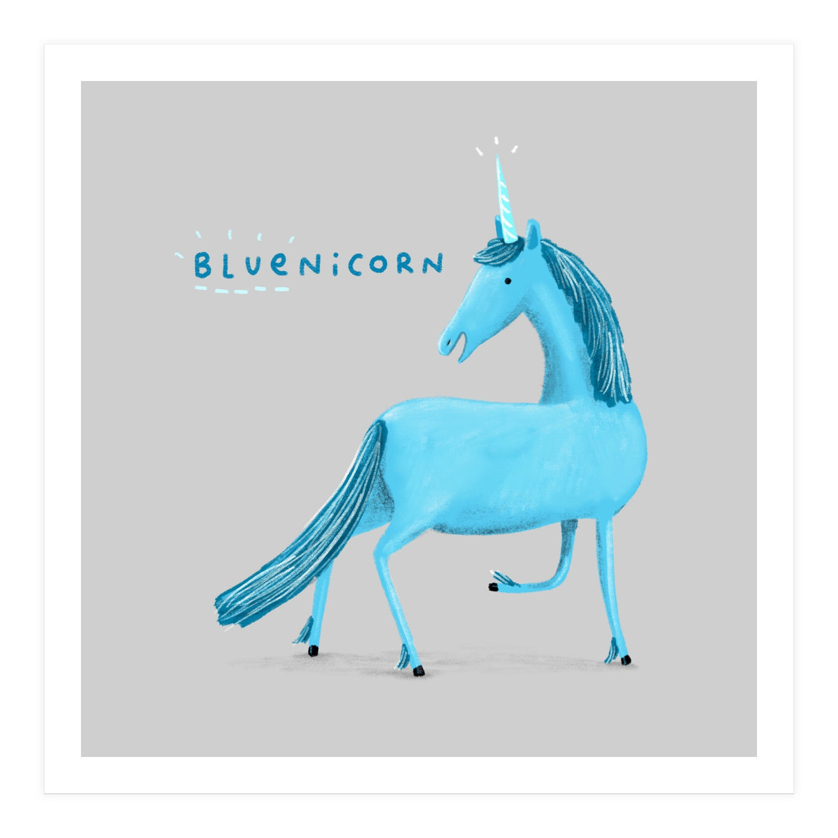 Bluenicorn (Print Only)