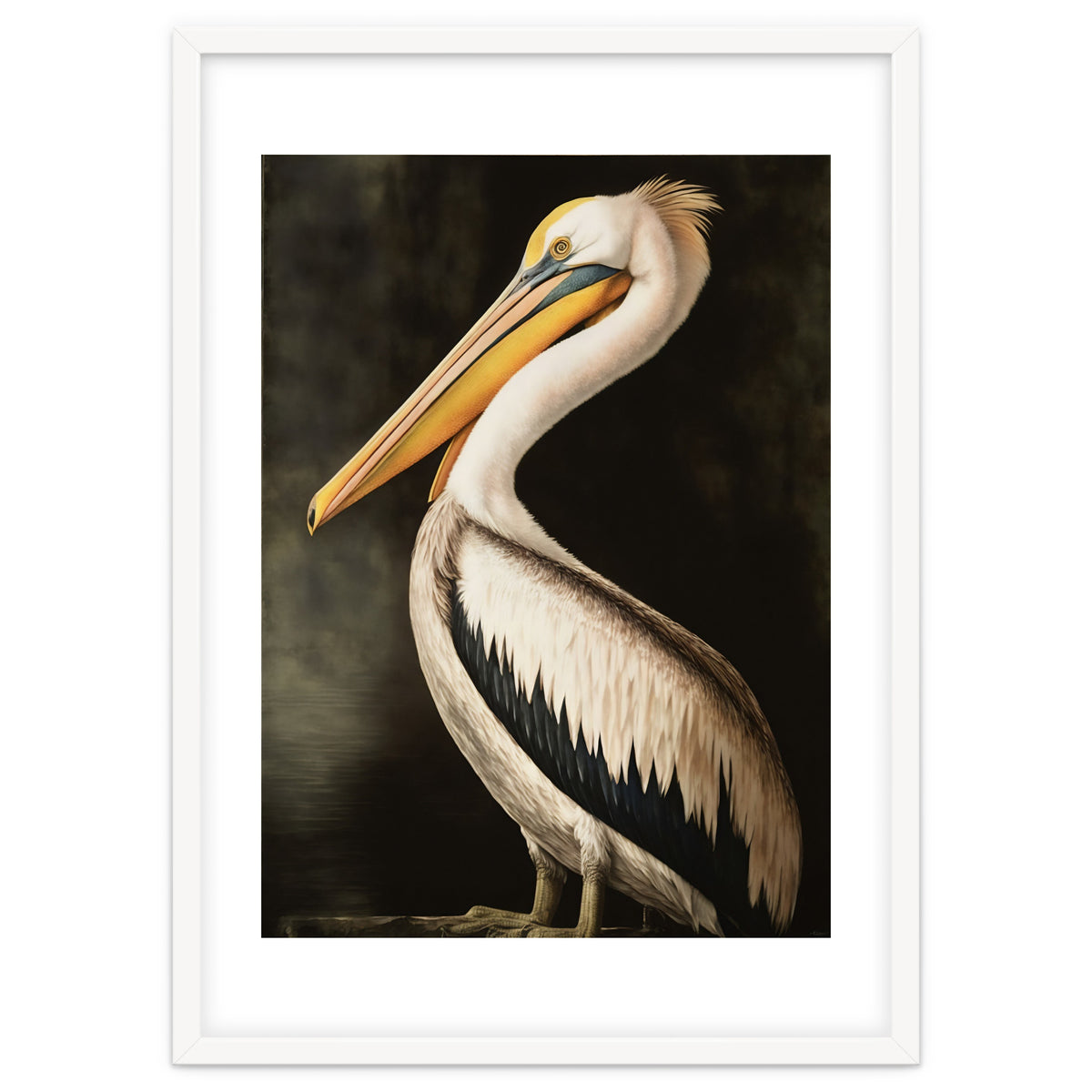 Pelican Oil Painting