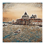 Boat In Venice San Mark`s Basilica Italian Tour Vintage (Print Only) thumbnail