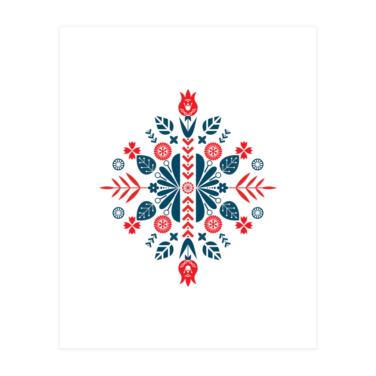 Scandinavian Folk Patterns  (Print Only)