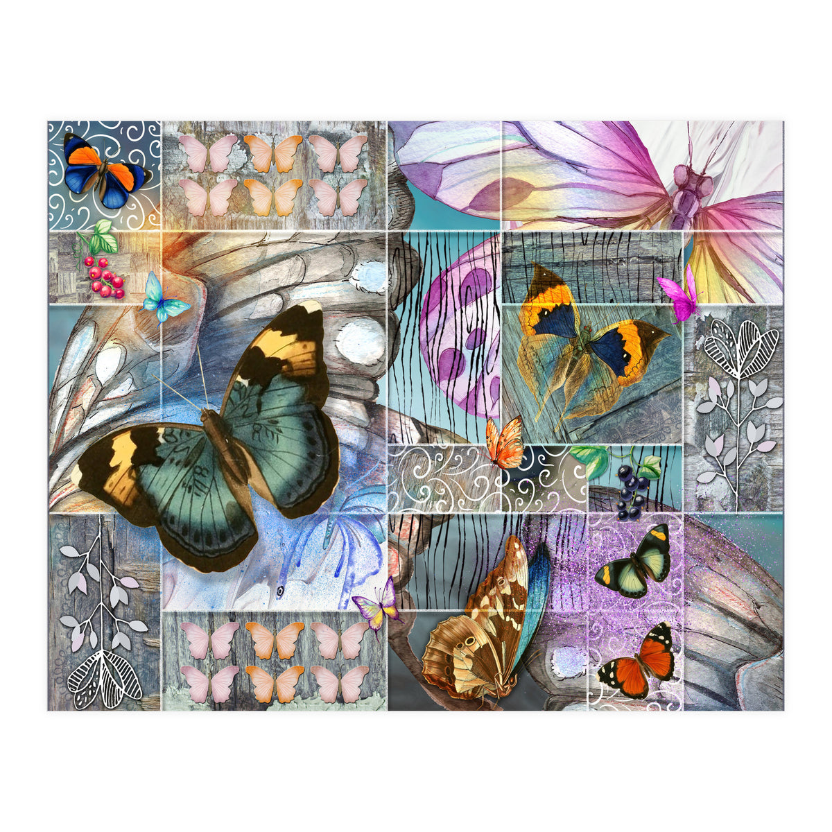 Butterfly Wings Collage (Print Only)