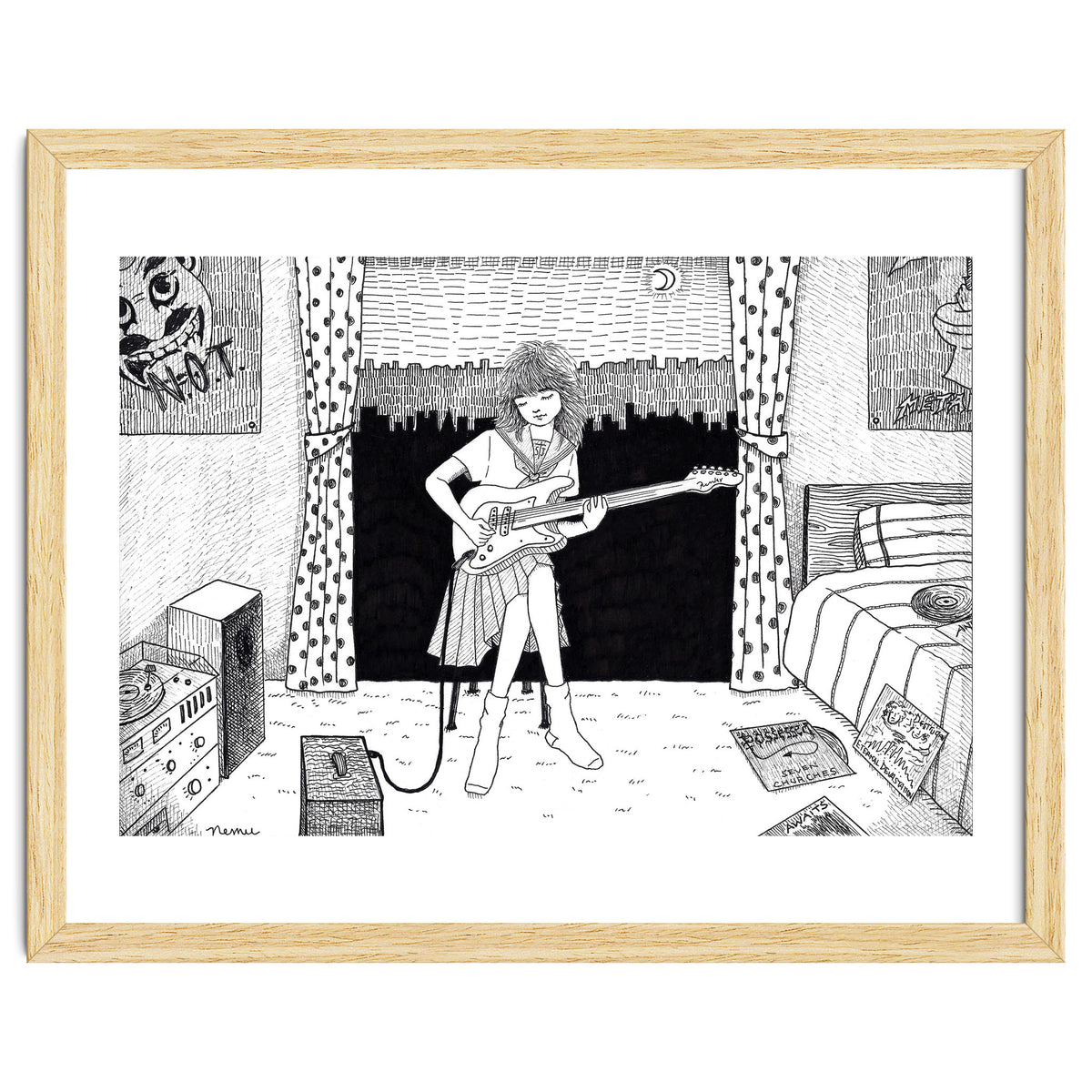 Teenager's Room In The 80's