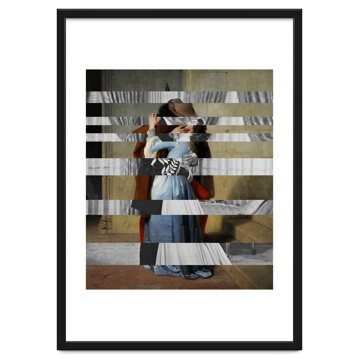 Hayez's "The Kiss" & Clark Gable and Vivien Leigh