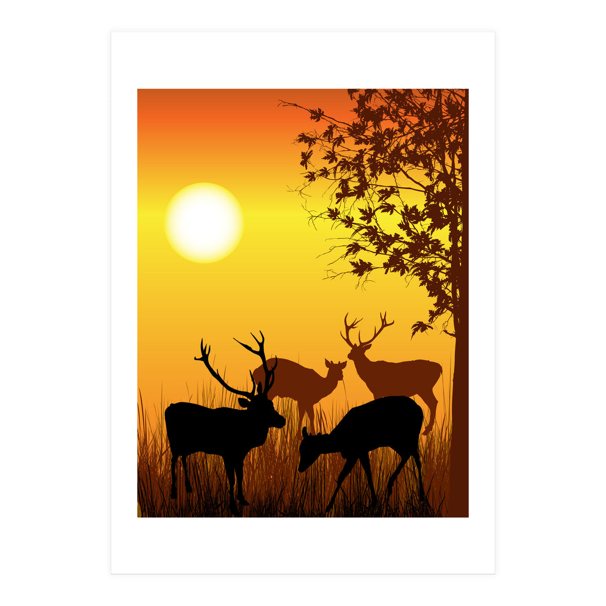 Deer Card (Print Only)