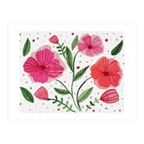 Cute whimsical floral illustration (Print Only) thumbnail