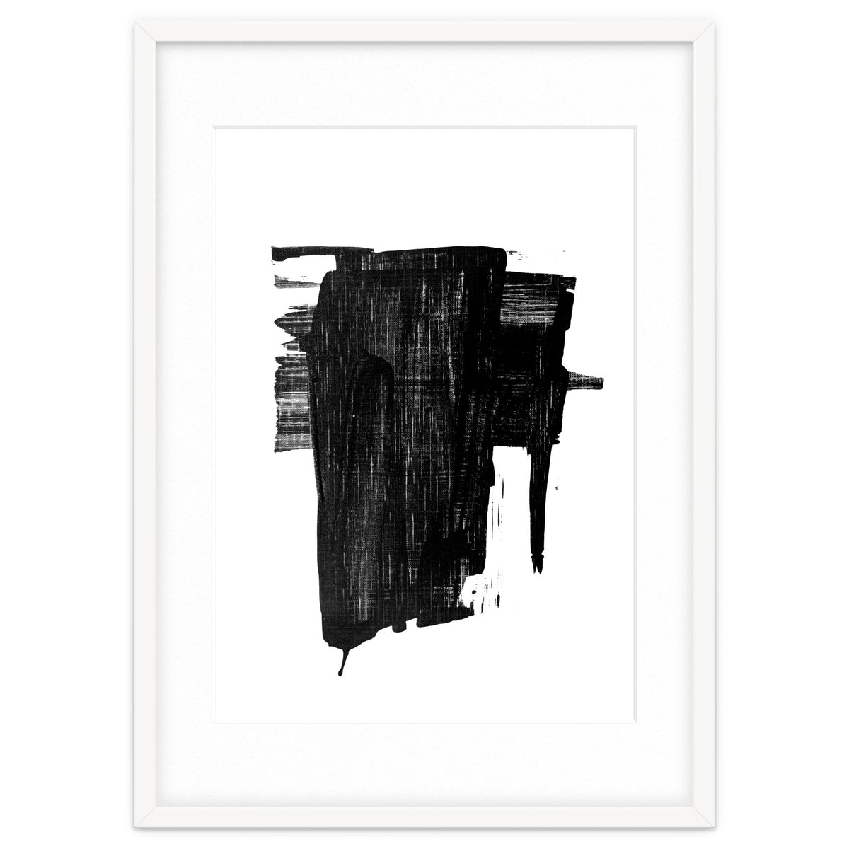 Minimalist Textured Brushstroke Art #2