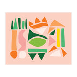 Watermelon Punch Abstract Art (Print Only) thumbnail