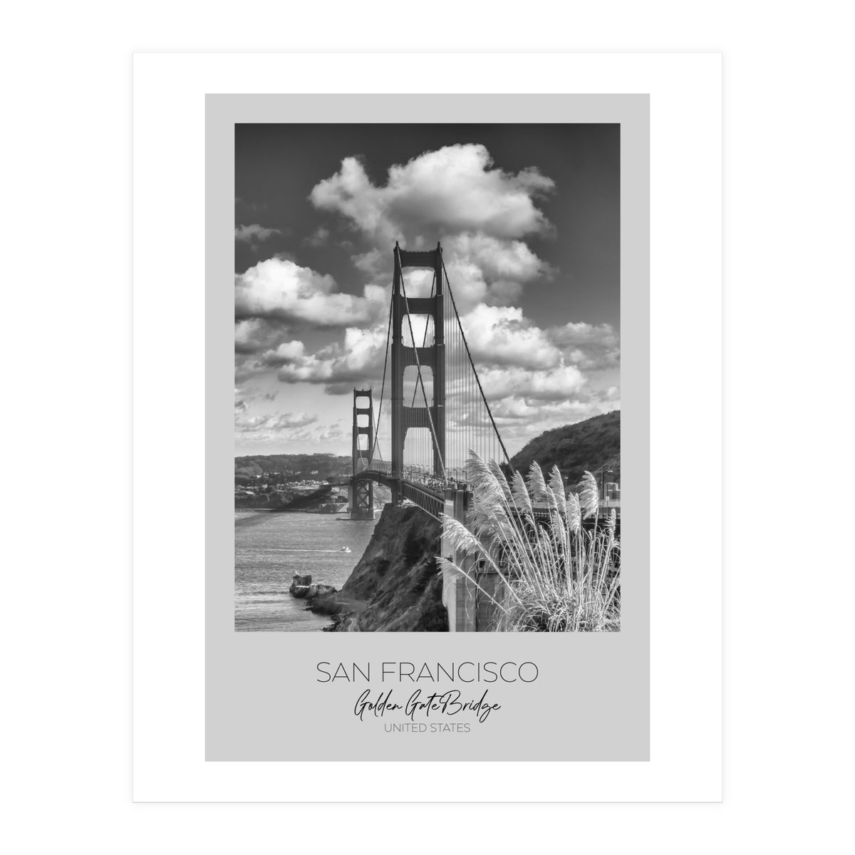 In focus: SAN FRANCISCO Golden Gate Bridge (Print Only)