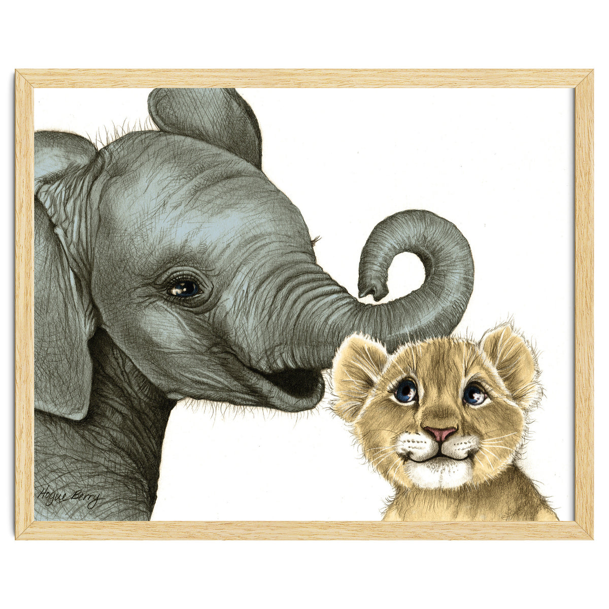 Best Friends, Elephant and Lion