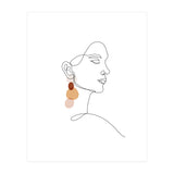 Earring woman (Print Only) thumbnail
