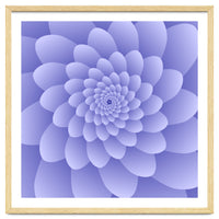 3 D Modern Purple Floral
