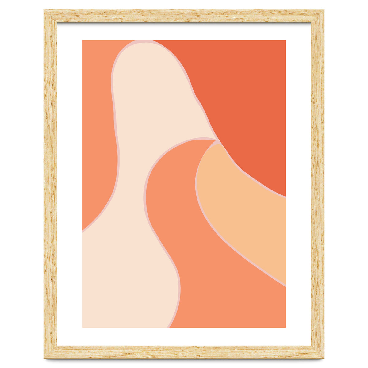 Colorful Orange Tones  Retro Waves