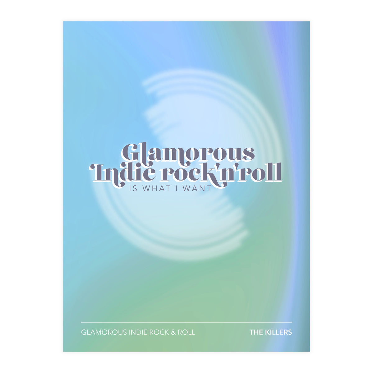 The Killers - Glamourous Indie Rock & Roll (Print Only)