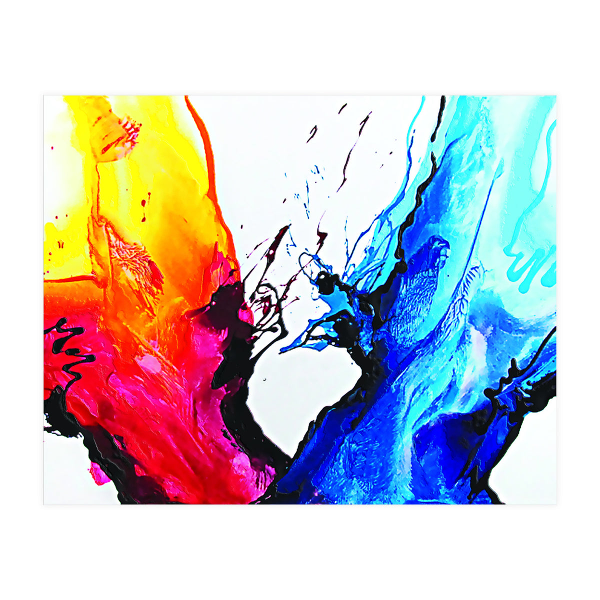 Abstract Art Britto - Qb292 (Print Only)