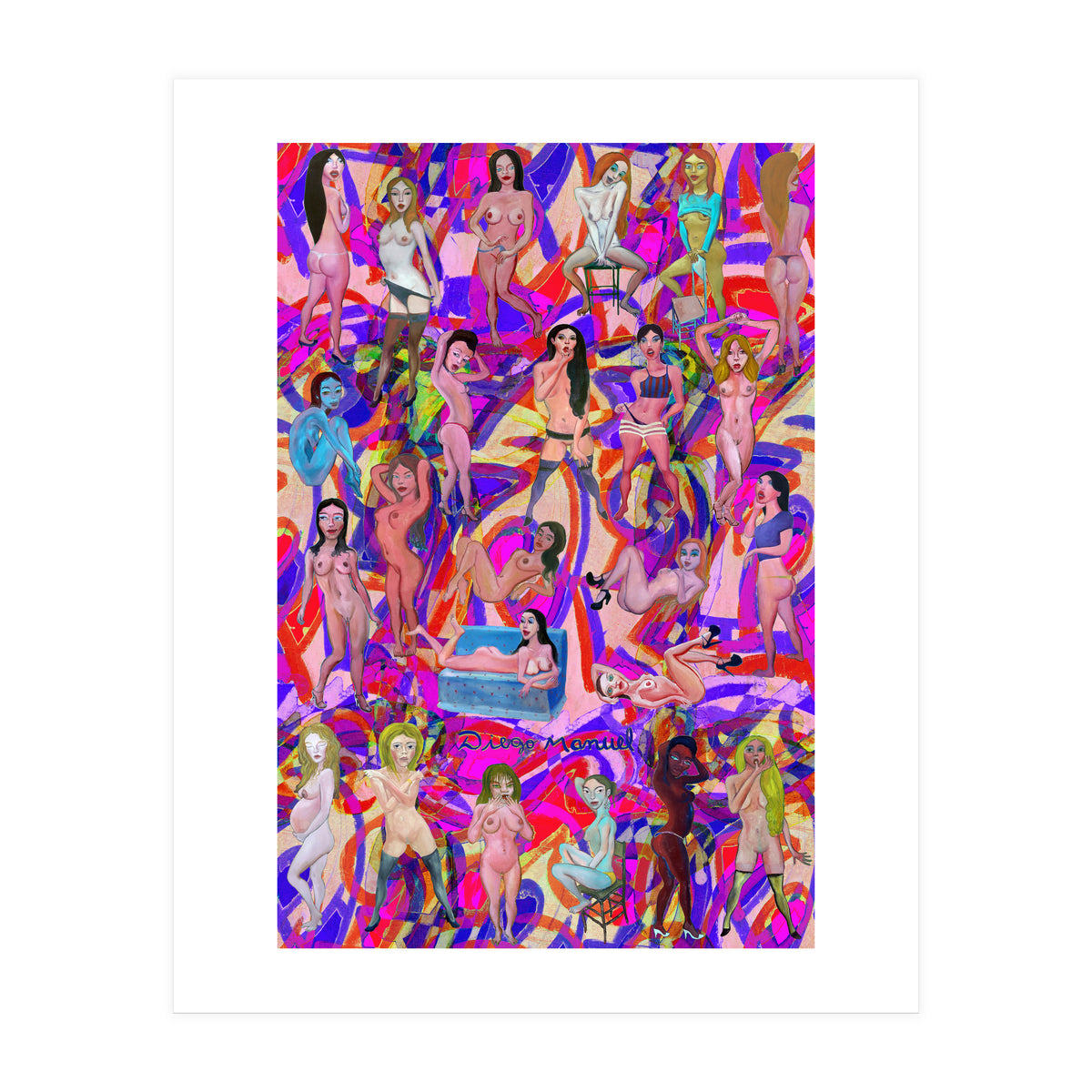 Chicas 3d 13 (Print Only)