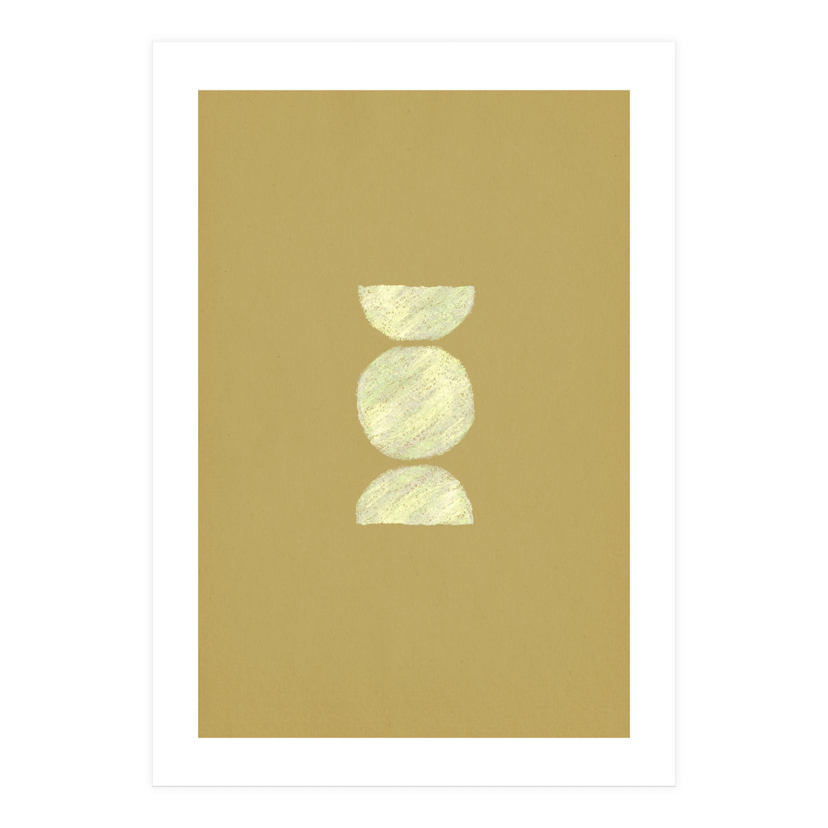 Olive green shapes (Print Only)