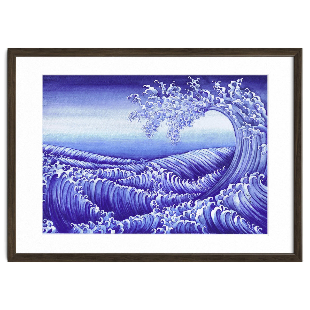 Turbulent Water Triptych part 3