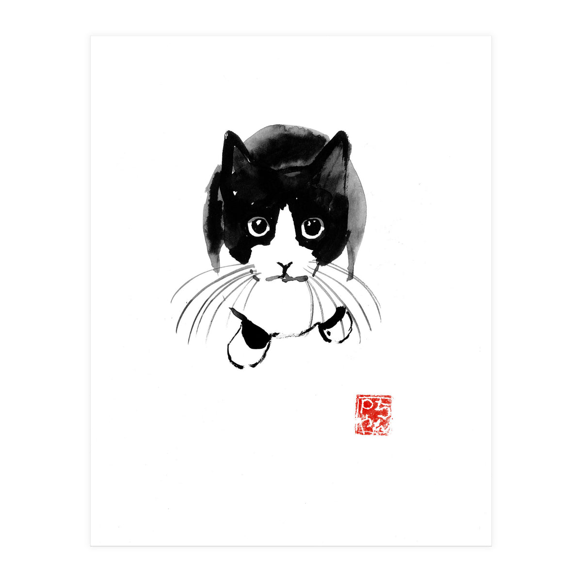 Above cat (Print Only)